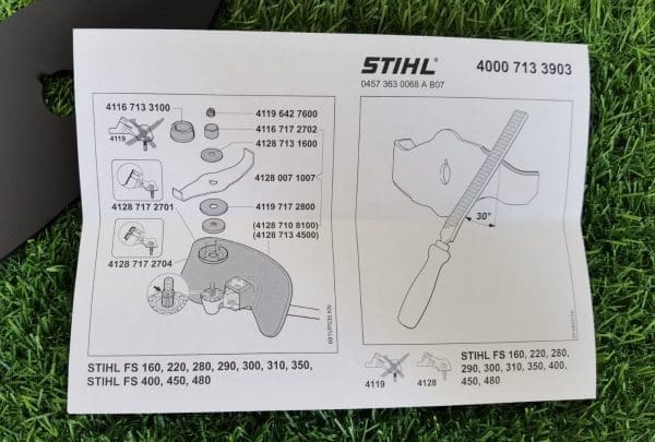 STIHL nož za usitnjavanje 270-2 - Slika 12