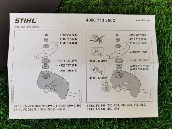 STIHL nož za usitnjavanje 270-2 - Slika 13
