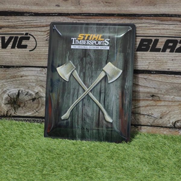 Metalna ploča STIHL "Timbersports" - Slika 2