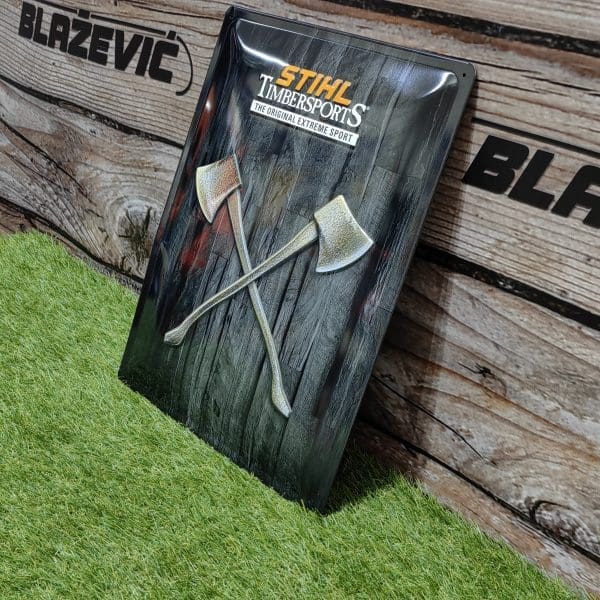 Metalna ploča STIHL "Timbersports" - Slika 3