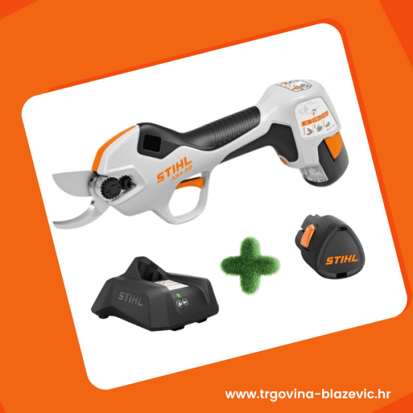 STIHL akumulatorske vrtne škare ASA 20 SET