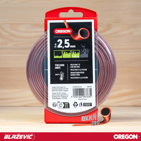 Oregon TECHNI 208° nit za košnju 2,5 mm - Slika 3