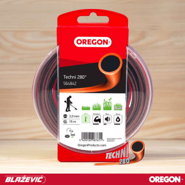 Oregon TECHNI 208° nit za košnju 3,0 mm - Slika 3
