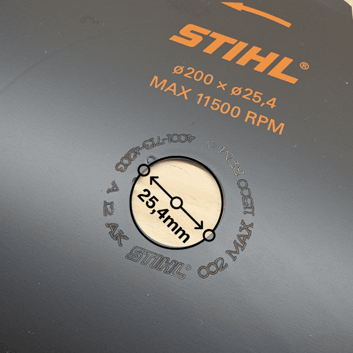 List kružne pile MZ 200-22 za STIHL trimere - Slika 2