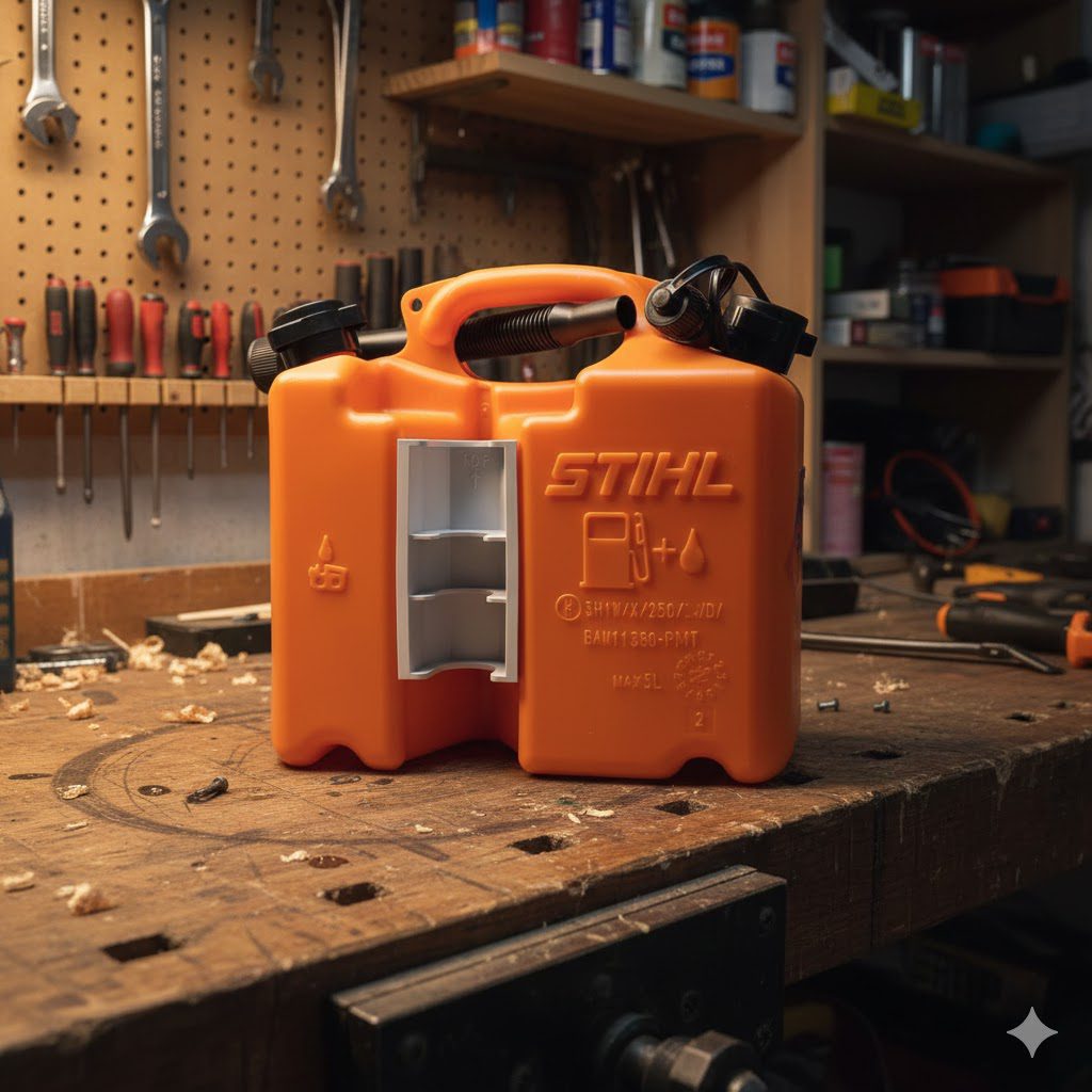 STIHL spremnik za gorivo i ulje 3-5L narančasti - Slika 2