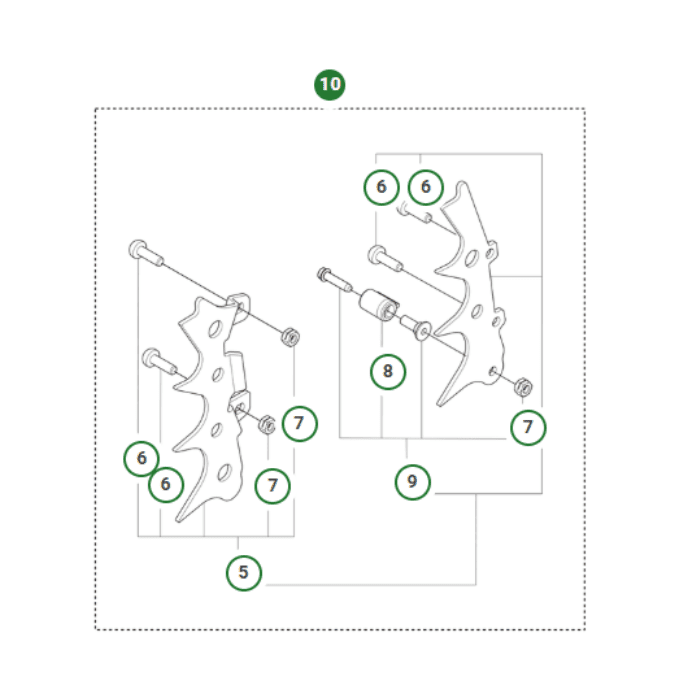 Set kandže Husqvarna 564 XP